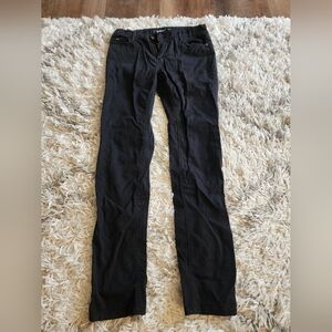 Jordache Women's Straight Leg Black Jeans